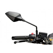 REAR MIRROR. RS1 S/RIGHT ROD 70º HOMOLOGATED - BLACK REAR MIRROR. RS1 S/RIGHT ROD 70º HOMOLOGATED - BLACK